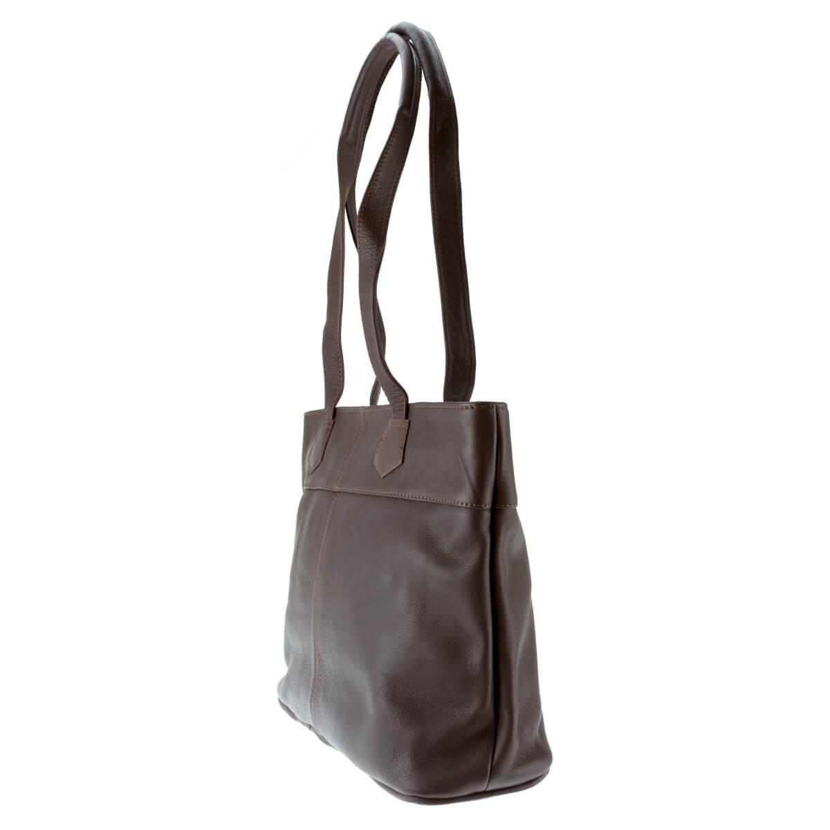 ALPENLEDER Schoppingtasche ISCHGL schokobraun /1741-s)