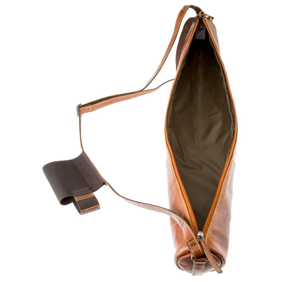ALPENLEDER Transportrolle Can Cooler MARCUS cognac