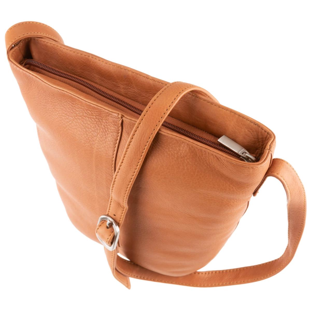 ALPENLEDER Damen Umhängetasche CHILE naturbraun (500-n)