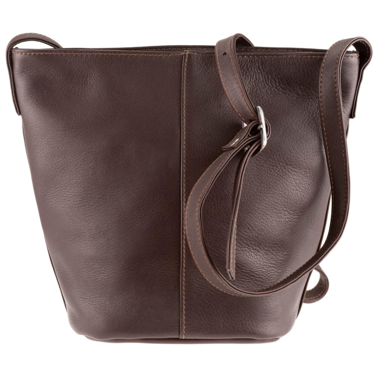 ALPENLEDER Damen Umhängetasche CHILE schokobraun (500-s)
