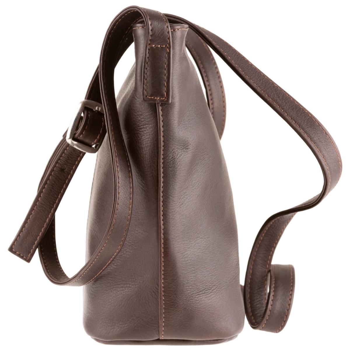 ALPENLEDER Damen Umhängetasche CHILE schokobraun (500-s)