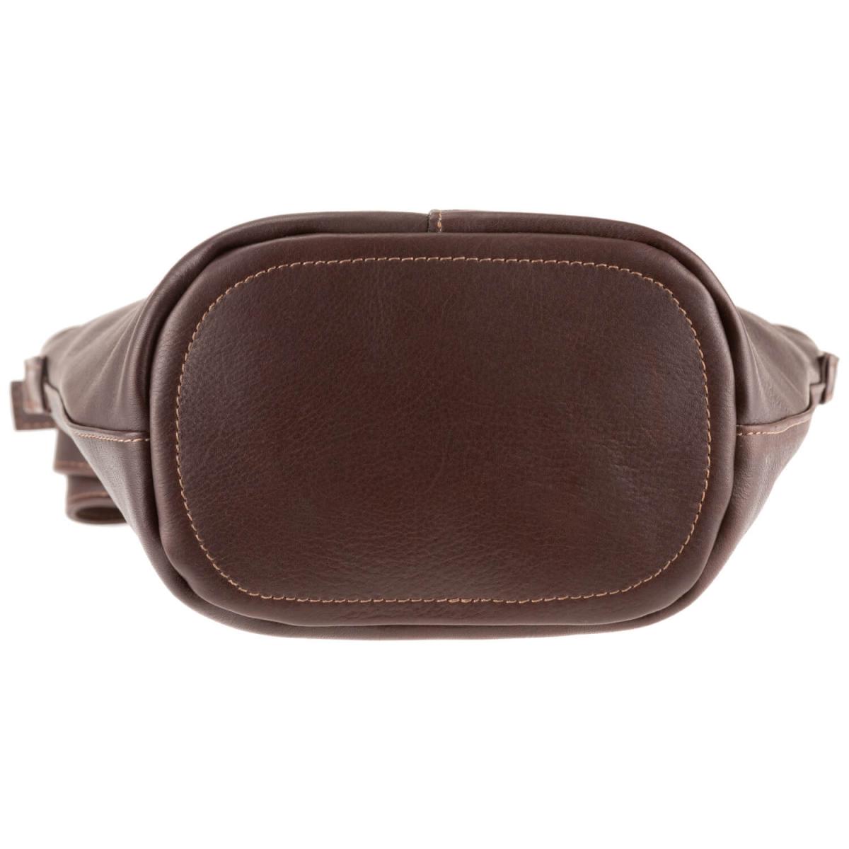 ALPENLEDER Damen Umhängetasche CHILE schokobraun (500-s)