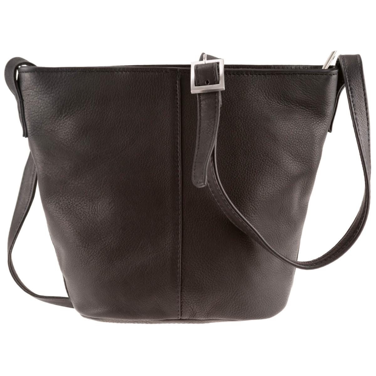 ALPENLEDER Damen Umhängetasche CHILE schwarz (500-sw)
