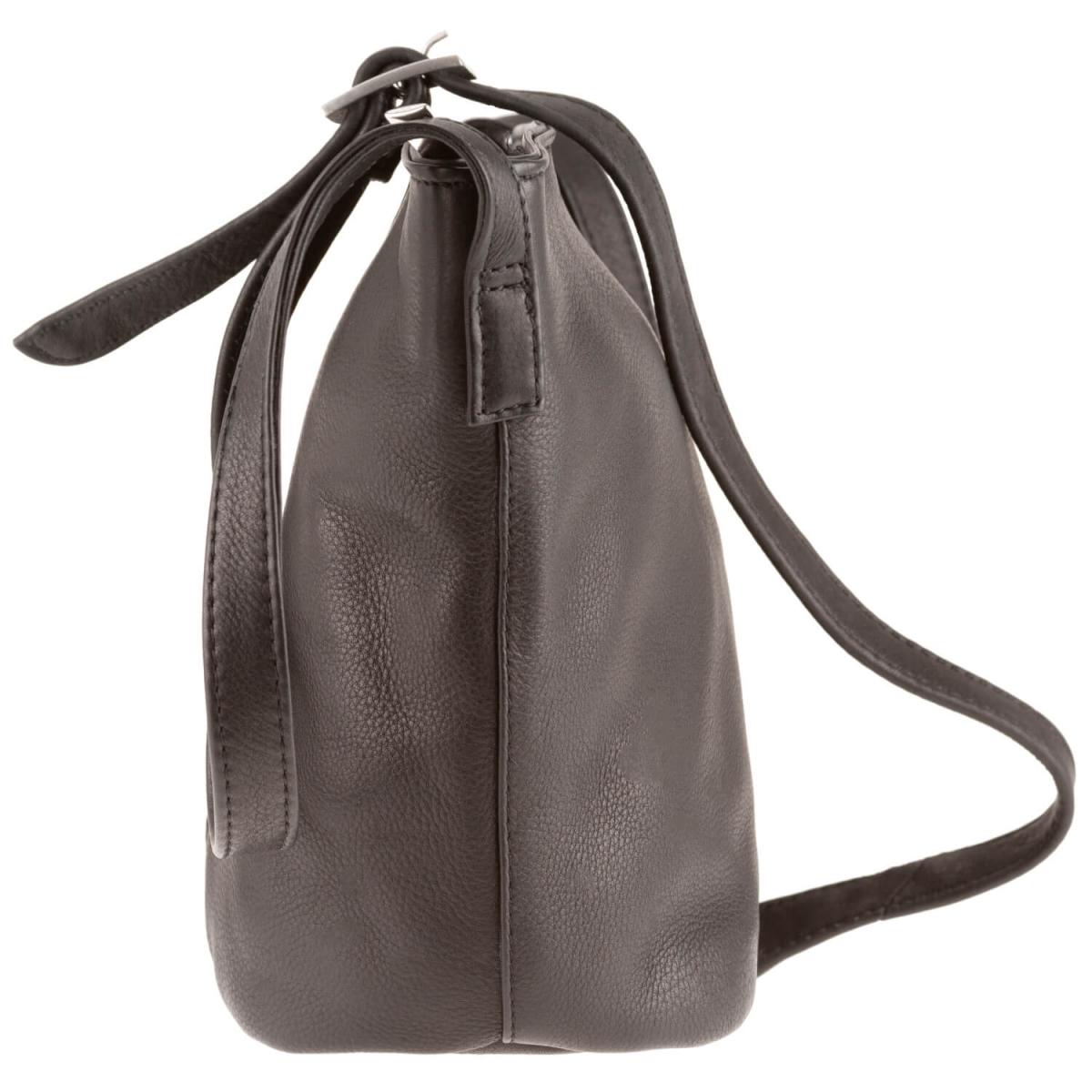 ALPENLEDER Damen Umhängetasche CHILE schwarz (500-sw)