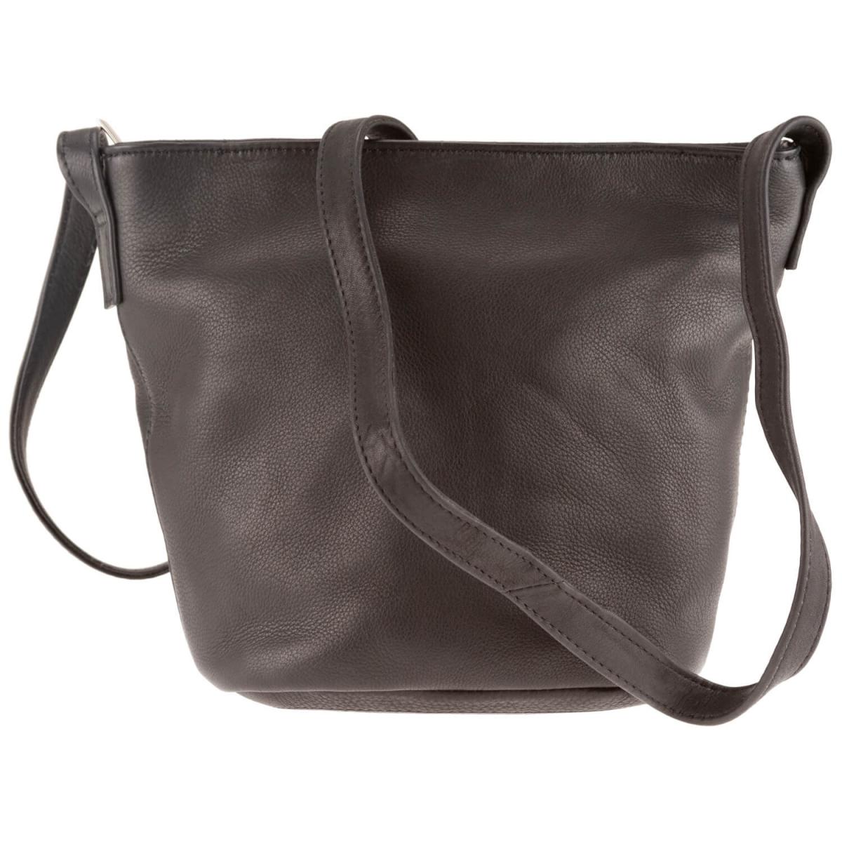 ALPENLEDER Damen Umhängetasche CHILE schwarz (500-sw)