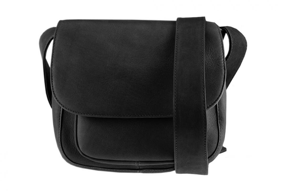 ALPENLEDER Umhängetasche MAYA schwarz (4420-sw)