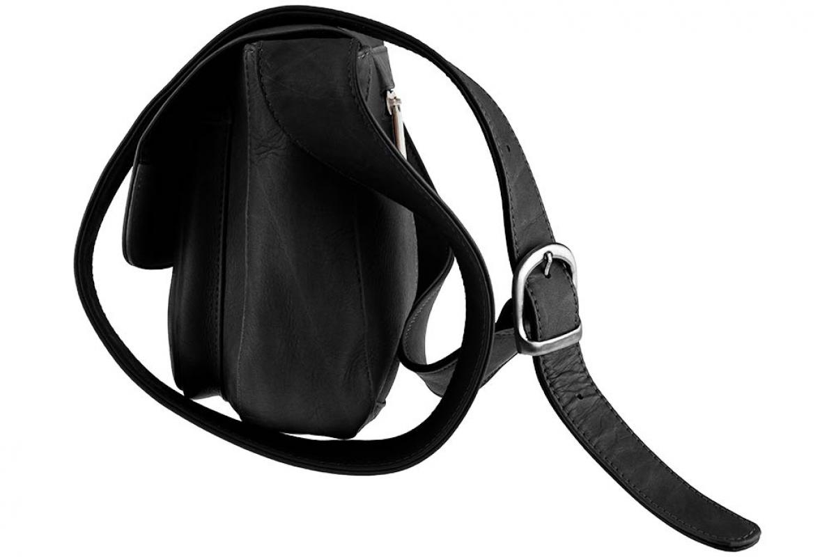 ALPENLEDER Umhängetasche MAYA schwarz (4420-sw)