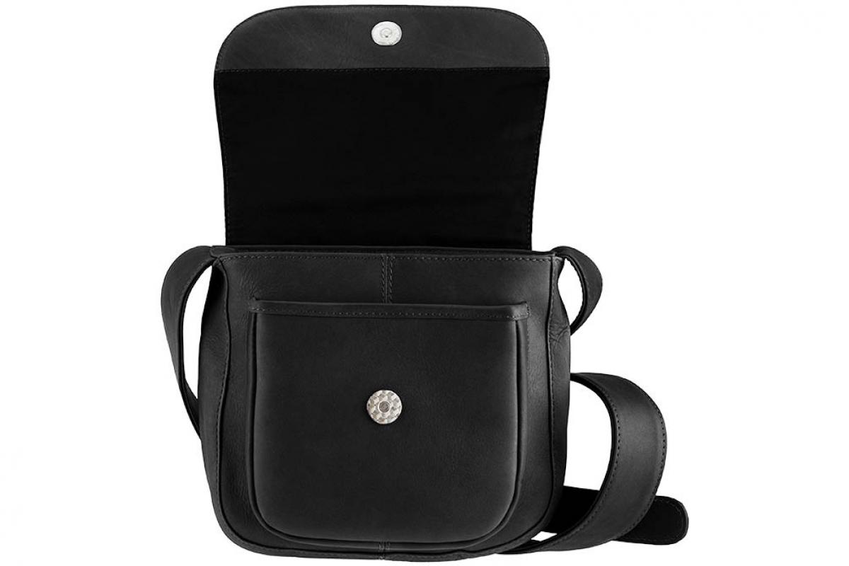 ALPENLEDER Umhängetasche MAYA schwarz (4420-sw)