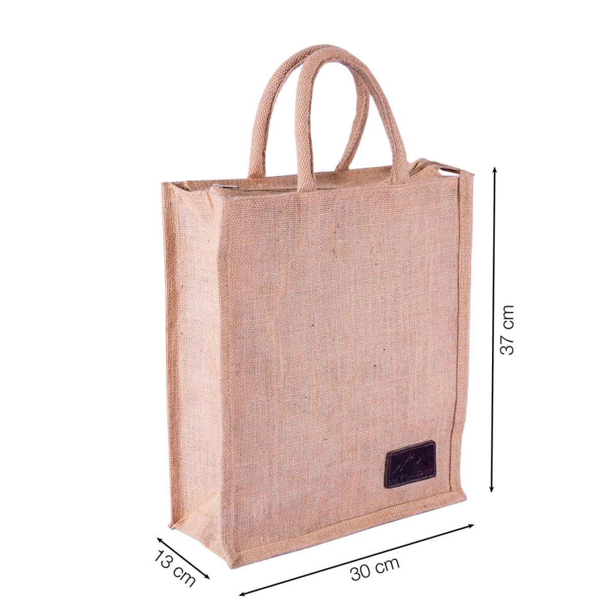 ALPENLEDER | Jutetasche SHOPPING QUEEN