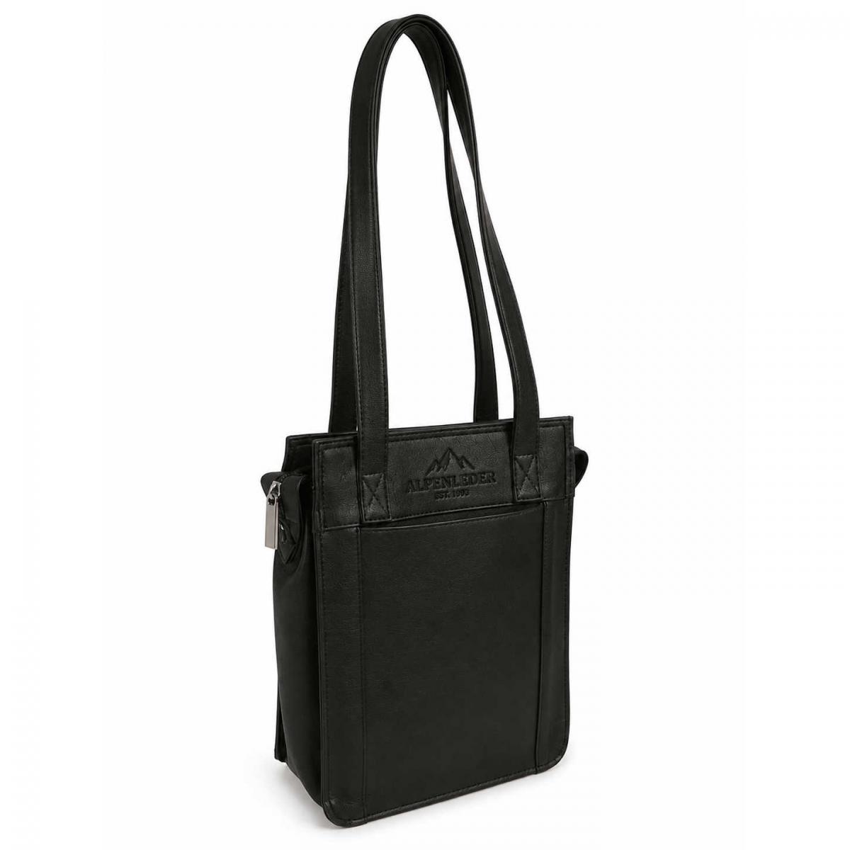 ALPENLEDER | Damen-Umhängetasche 4061 (schwarz)