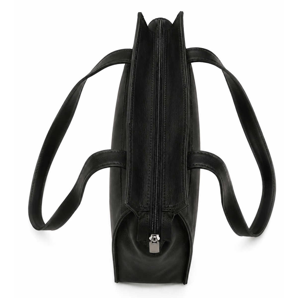 ALPENLEDER | Damen-Umhängetasche 4061 (schwarz)