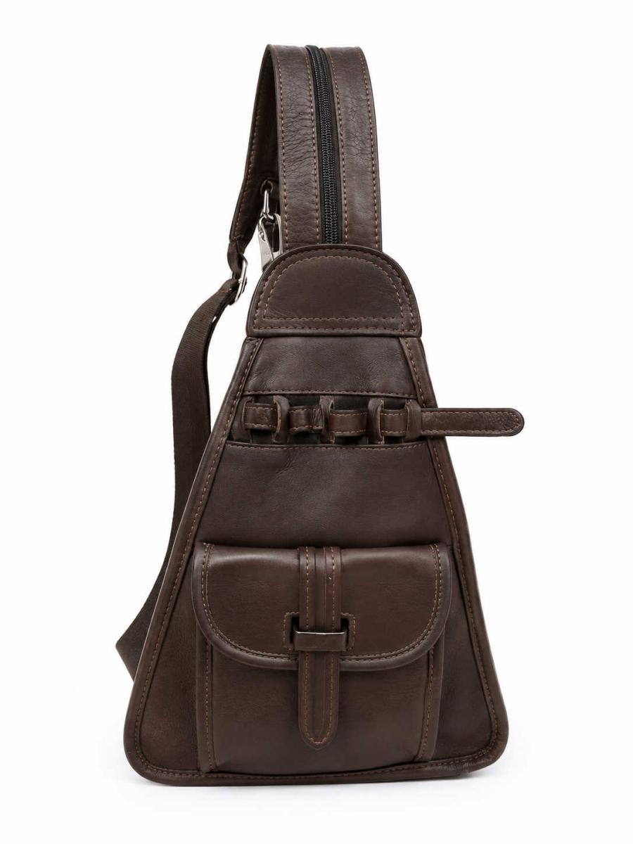 ALPENLEDER | Rucksack & Umhängetasche 6156 schokobraun (6165-sb)