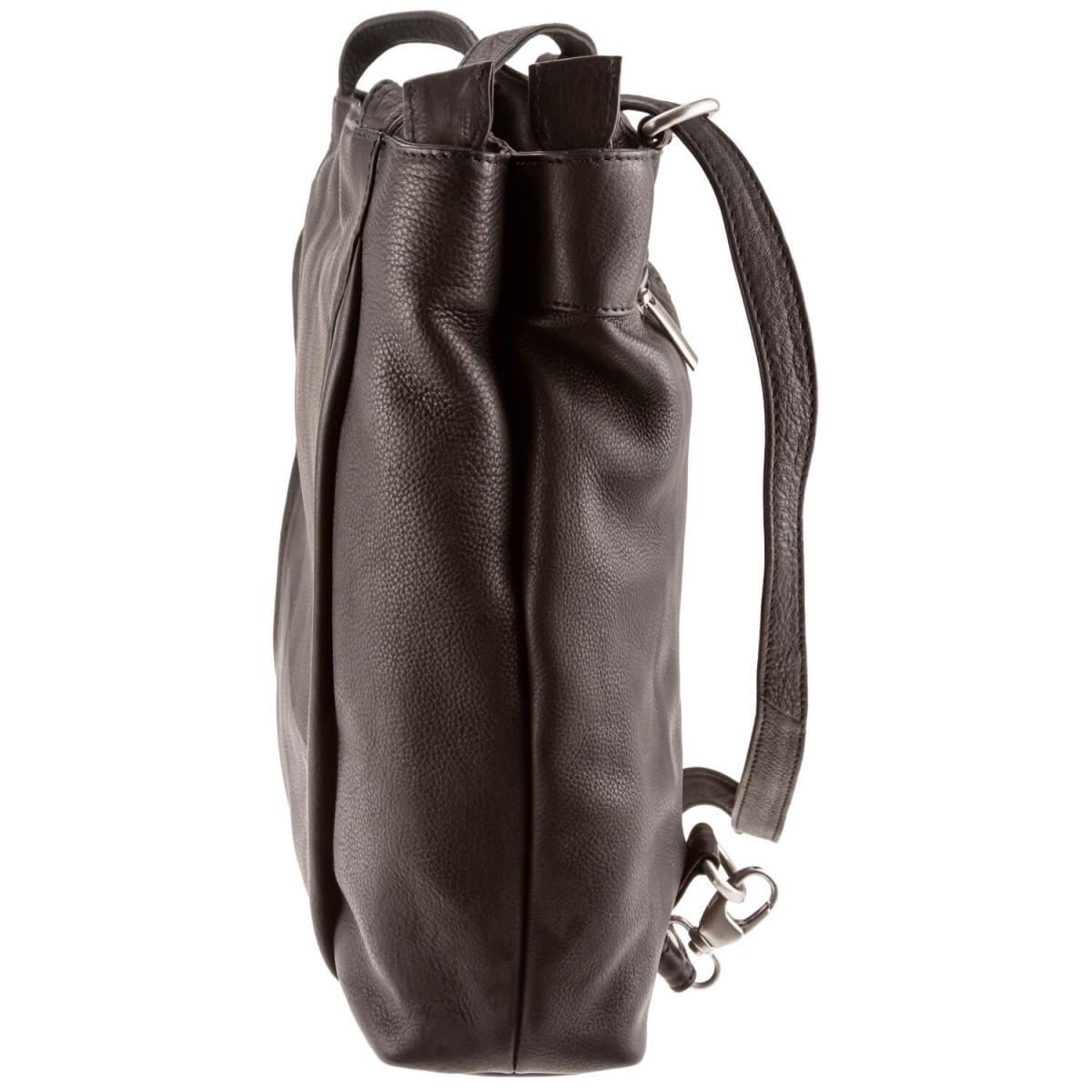ALPENLEDER | Damen-Handtasche LIMA (schwarz) 4718-sw