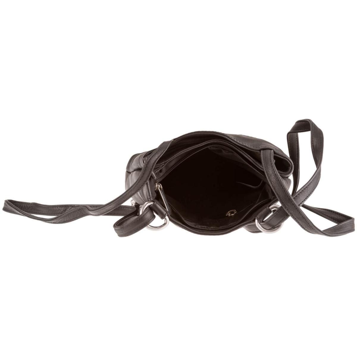 ALPENLEDER | Damen-Handtasche LIMA (schwarz) 4718-sw