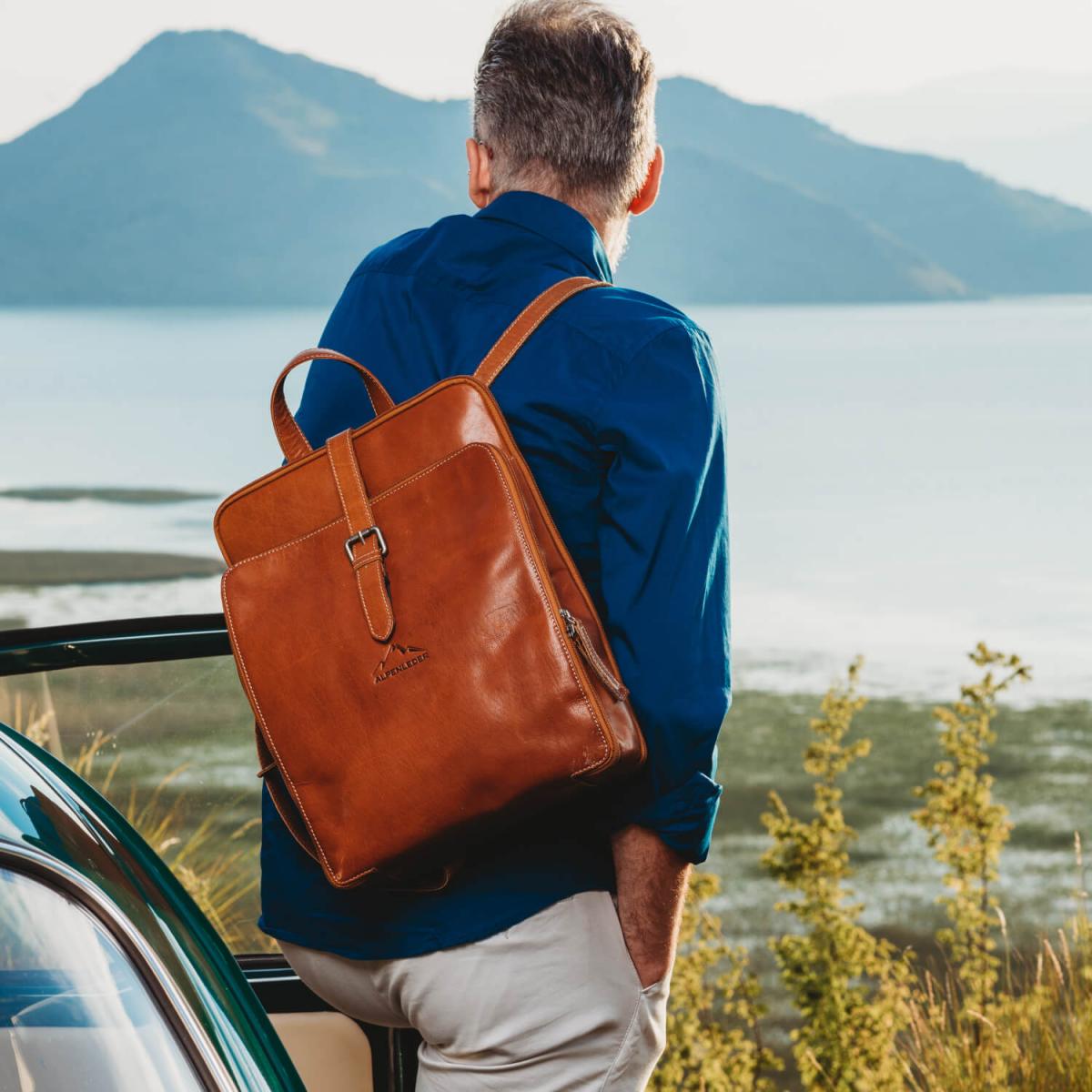 ALPENLEDER | Rucksack HUCKEPACK (cognac) CG4093
