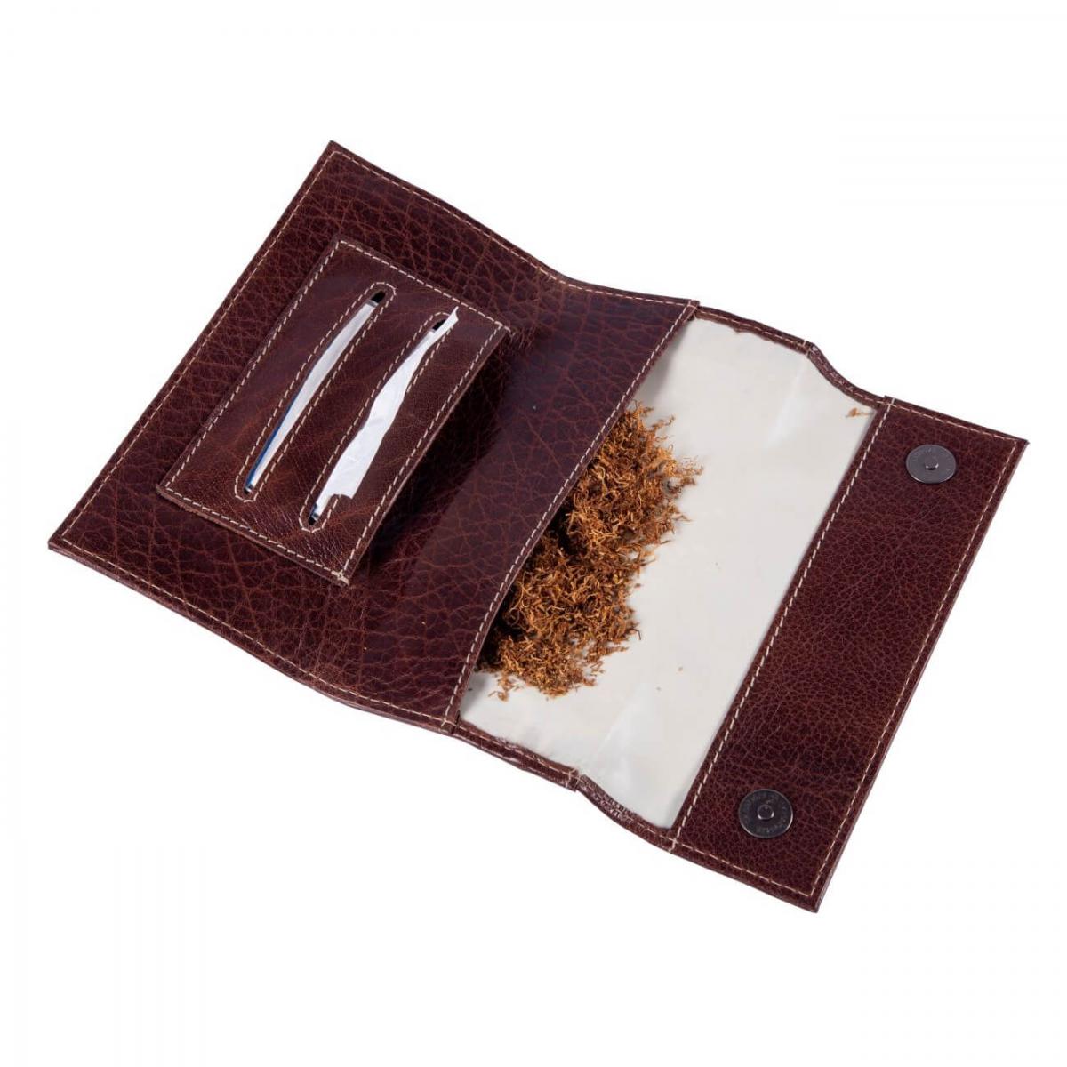 ALPENLEDER | Tabaktasche BARTHL (brandy) CG6043