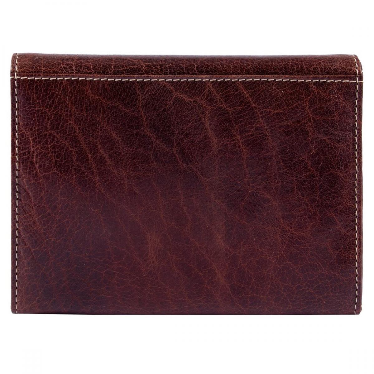 ALPENLEDER | Tabaktasche FLORI (brandy) CG6048
