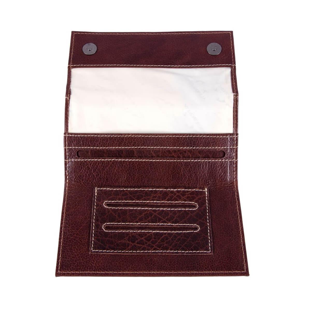 ALPENLEDER | Tabaktasche GUSTL (brandy) CG6042