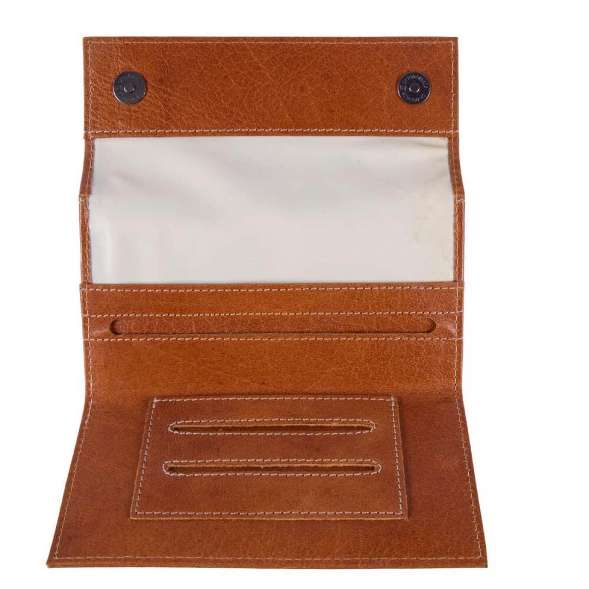ALPENLEDER | Tabaktasche GUSTL (cognac) CG6042