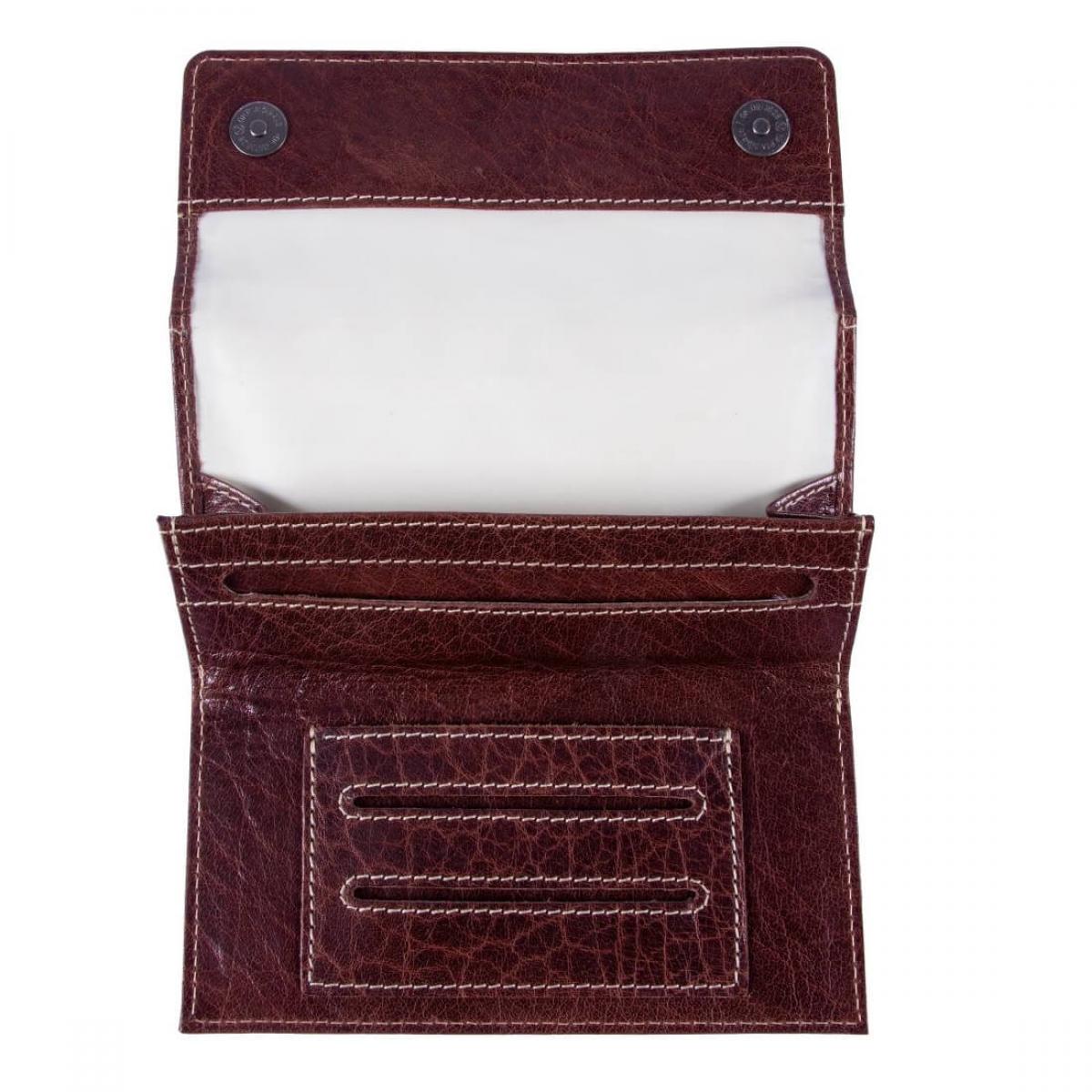 ALPENLEDER | Tabaktasche XARE (brandy) CG6044