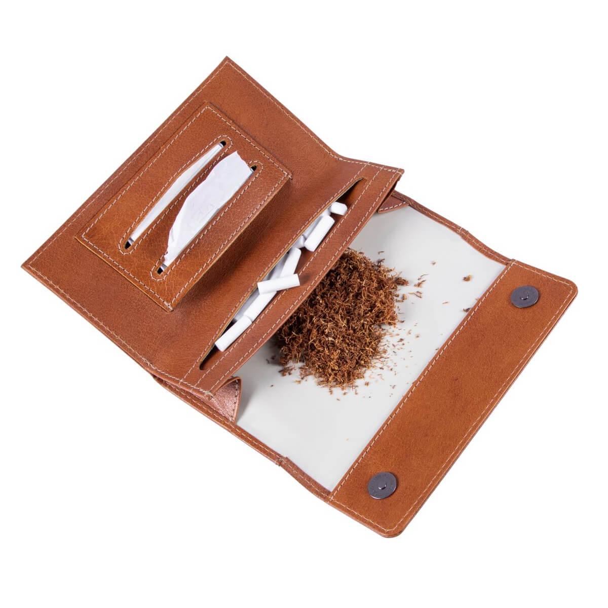 ALPENLEDER | Tabaktasche XARE (cognac) CG6044