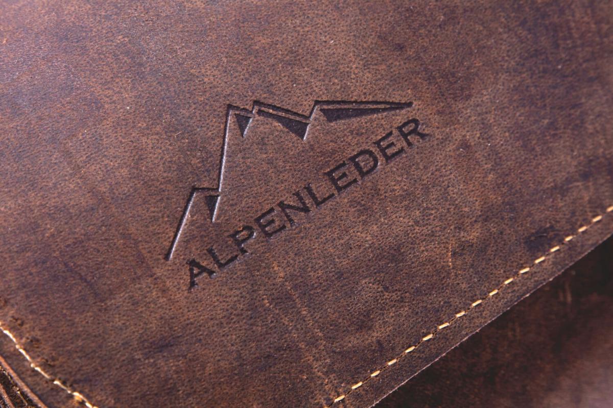 ALPENLEDER | Werkzeugrolle AVUS (koffee)