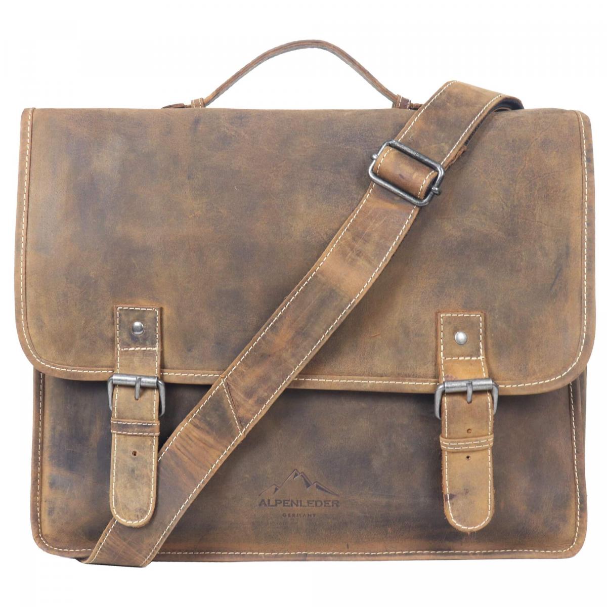 ALPENLEDER | Messenger Bag ADVENTURE (old havanna)ALPENLEDER, CG8101-oh; old havanna, Messenger Bag Adventure, Computertasche, laptoptasche, Umhängetasche, Multifunktionstasche, Ledertasche,Reisetasche, Reisekoffer, Reisebeutel, Rindleder, Büffelleder, Bü