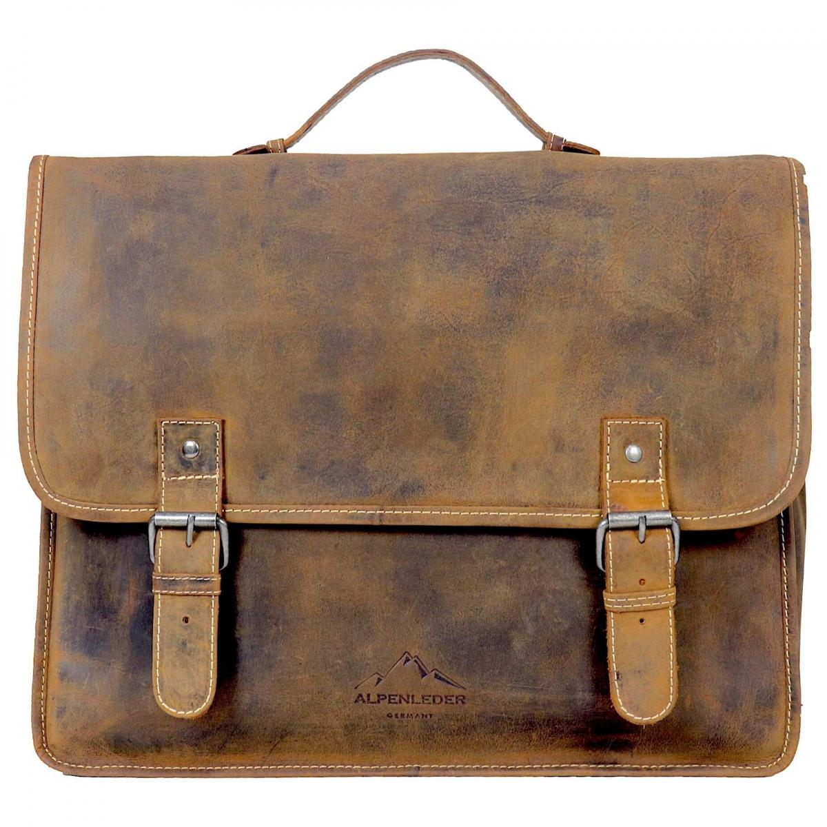 ALPENLEDER | Messenger Bag ADVENTURE (old havanna)ALPENLEDER, CG8101-oh; old havanna, Messenger Bag Adventure, Computertasche, laptoptasche, Umhängetasche, Multifunktionstasche, Ledertasche,Reisetasche, Reisekoffer, Reisebeutel, Rindleder, Büffelleder, Bü