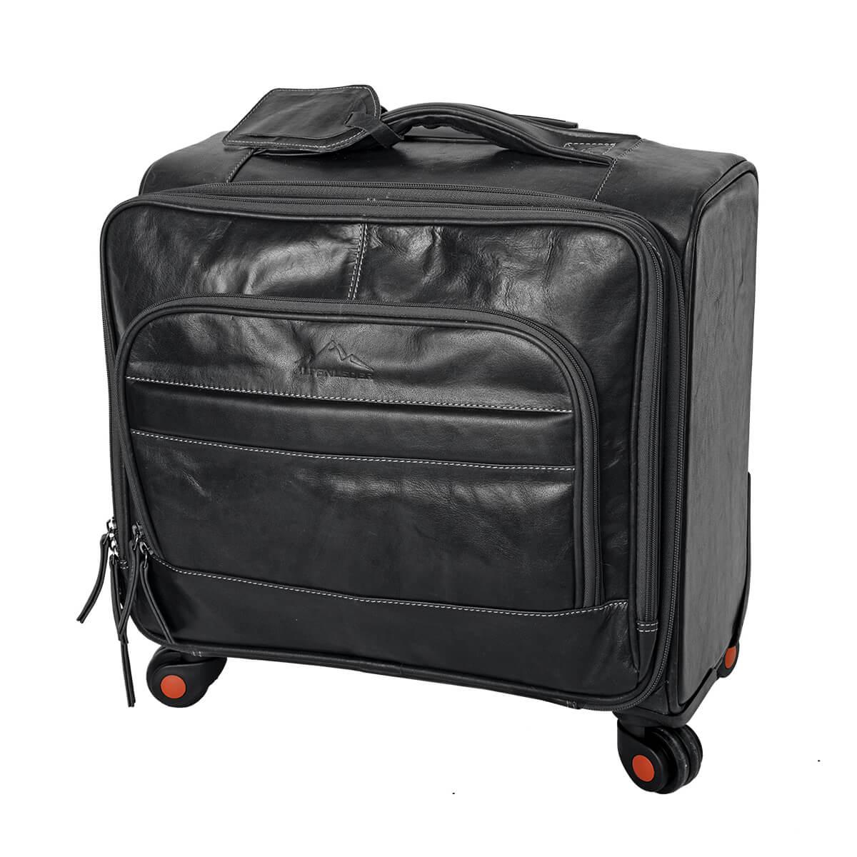 ALPENLEDER | Trolley AIRPORT (ebenholz) CG2158-e