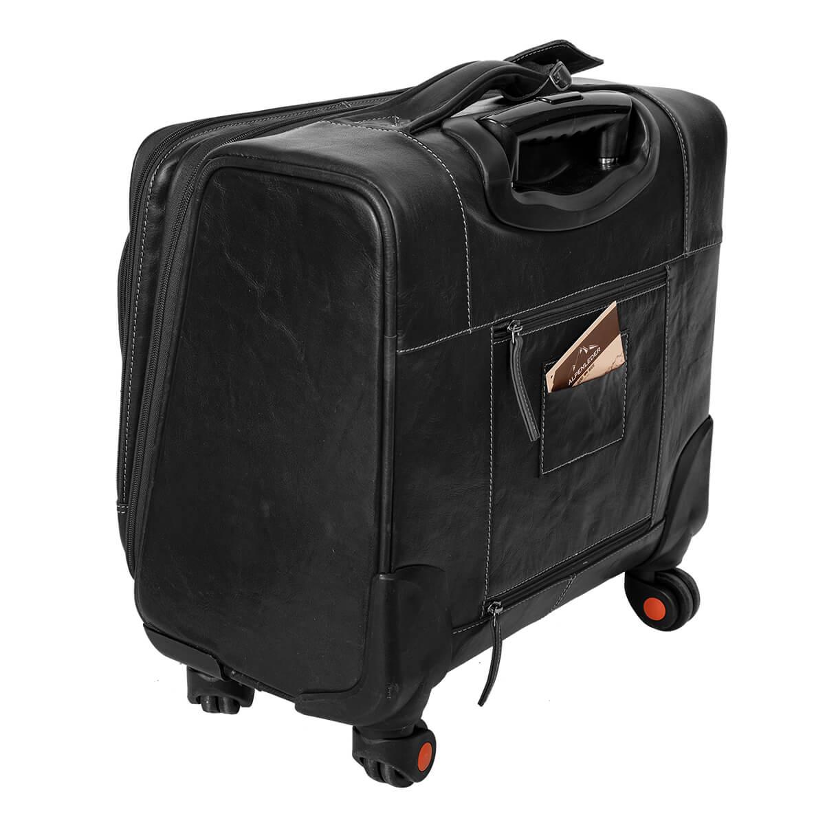 ALPENLEDER | Trolley AIRPORT (ebenholz) CG2158-e