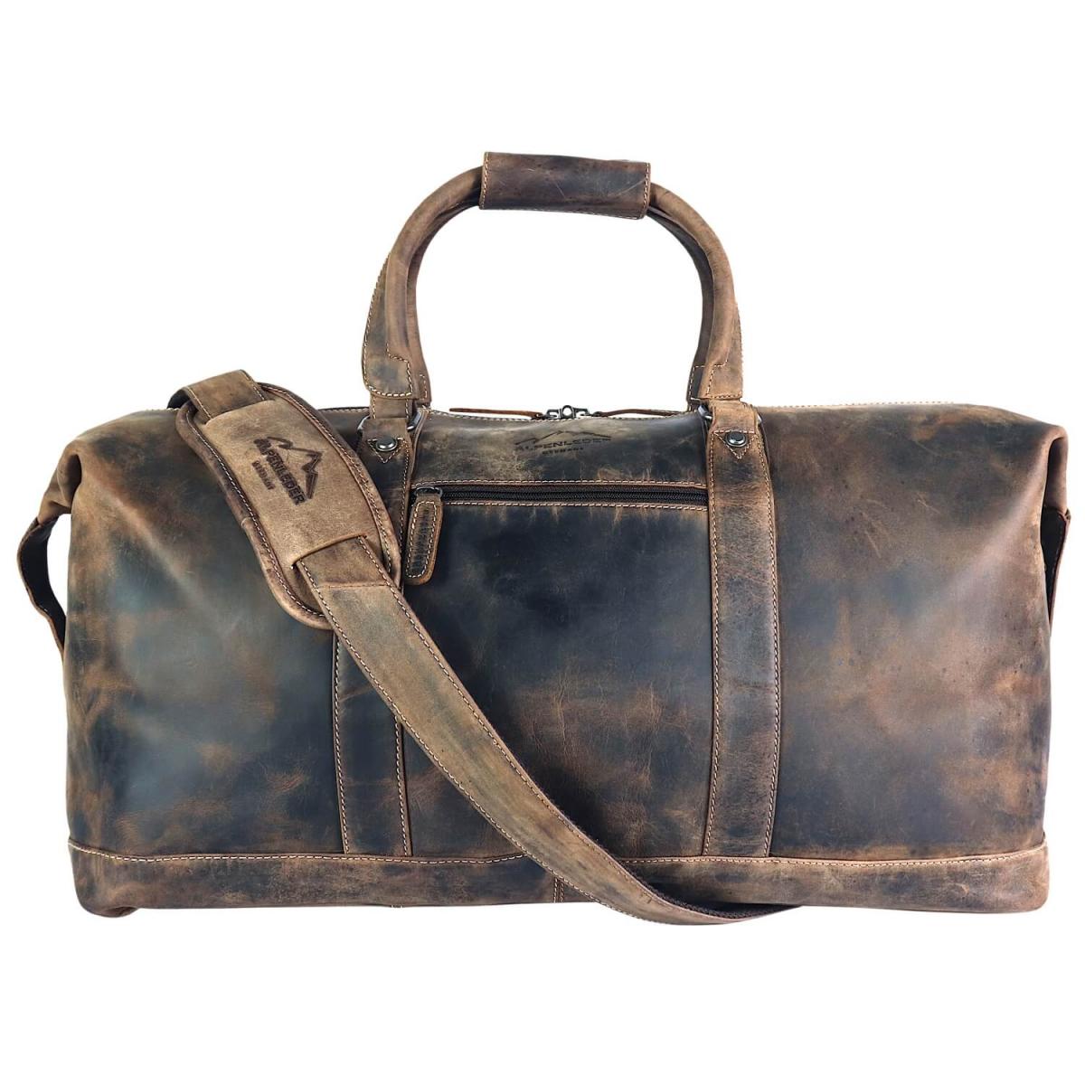 ALPENLEDER | Reisetasche ALABAMA (old havanna) VLRBS03-oh