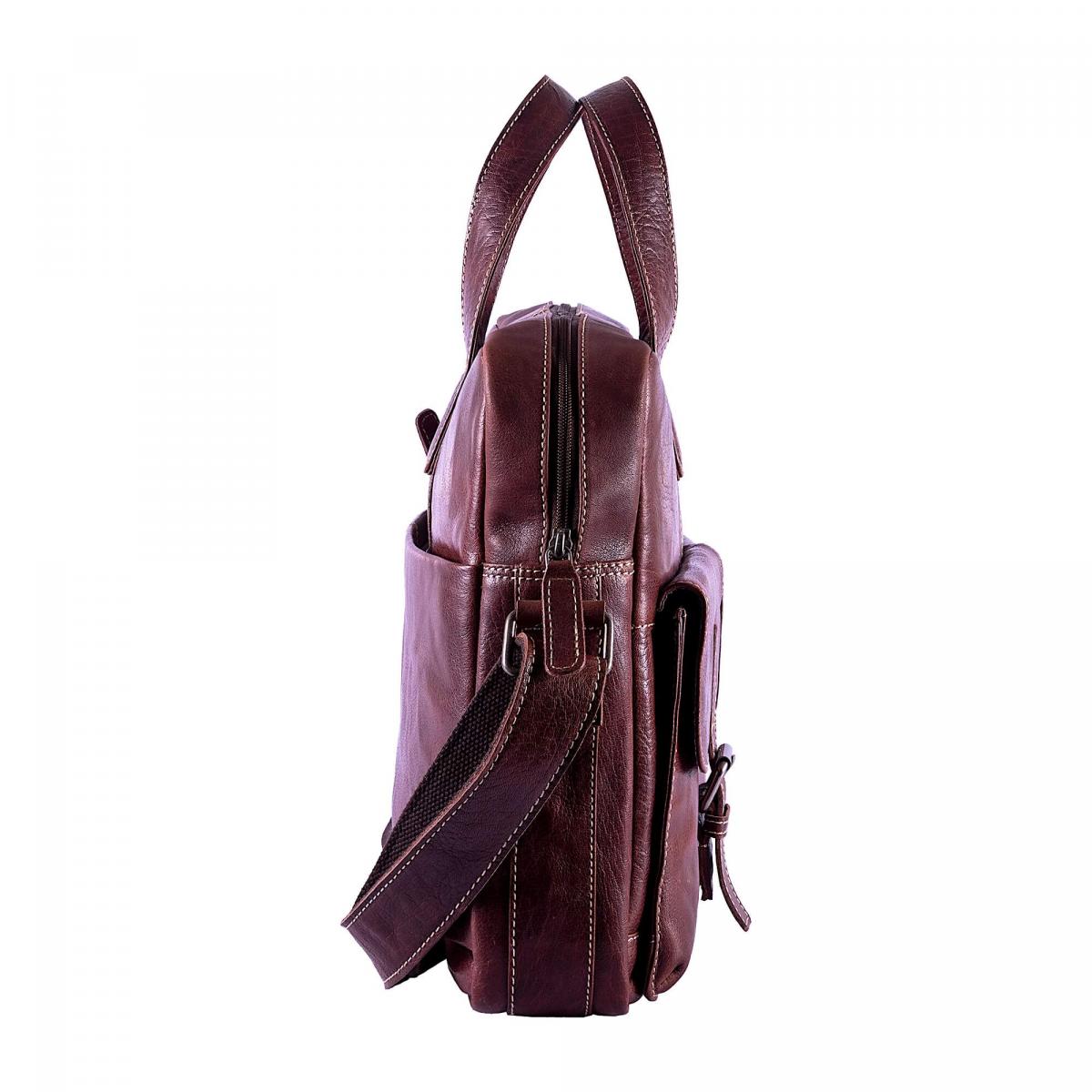 ALPENLEDER | Messenger Bag ALPSEE (brandy) CG2011-b