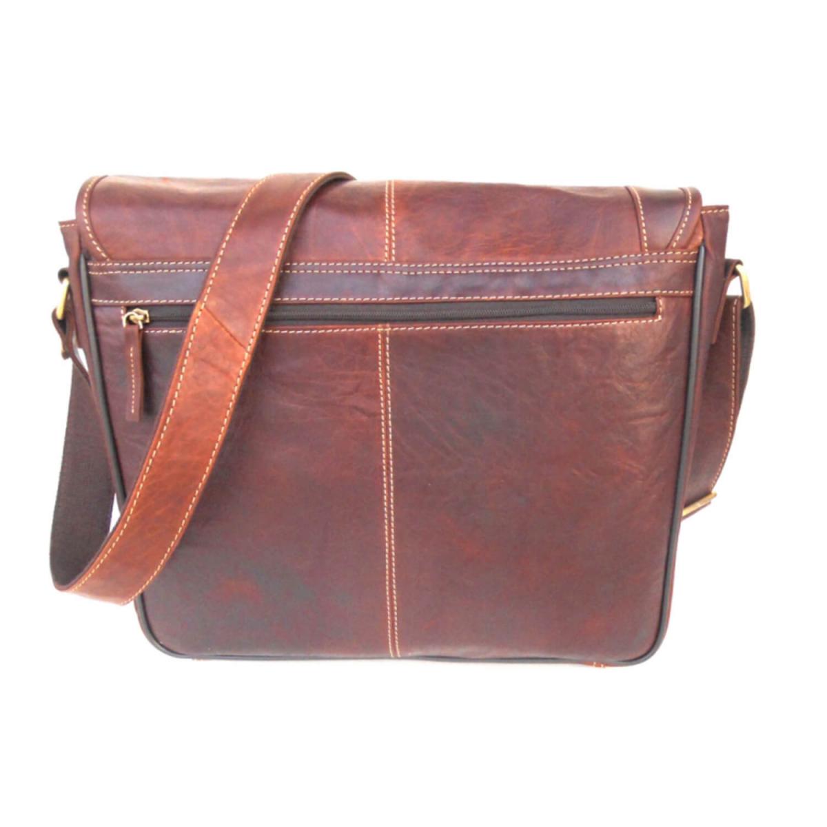 ALPENLEDER | Messenger Bag ATLANTA (brandy)