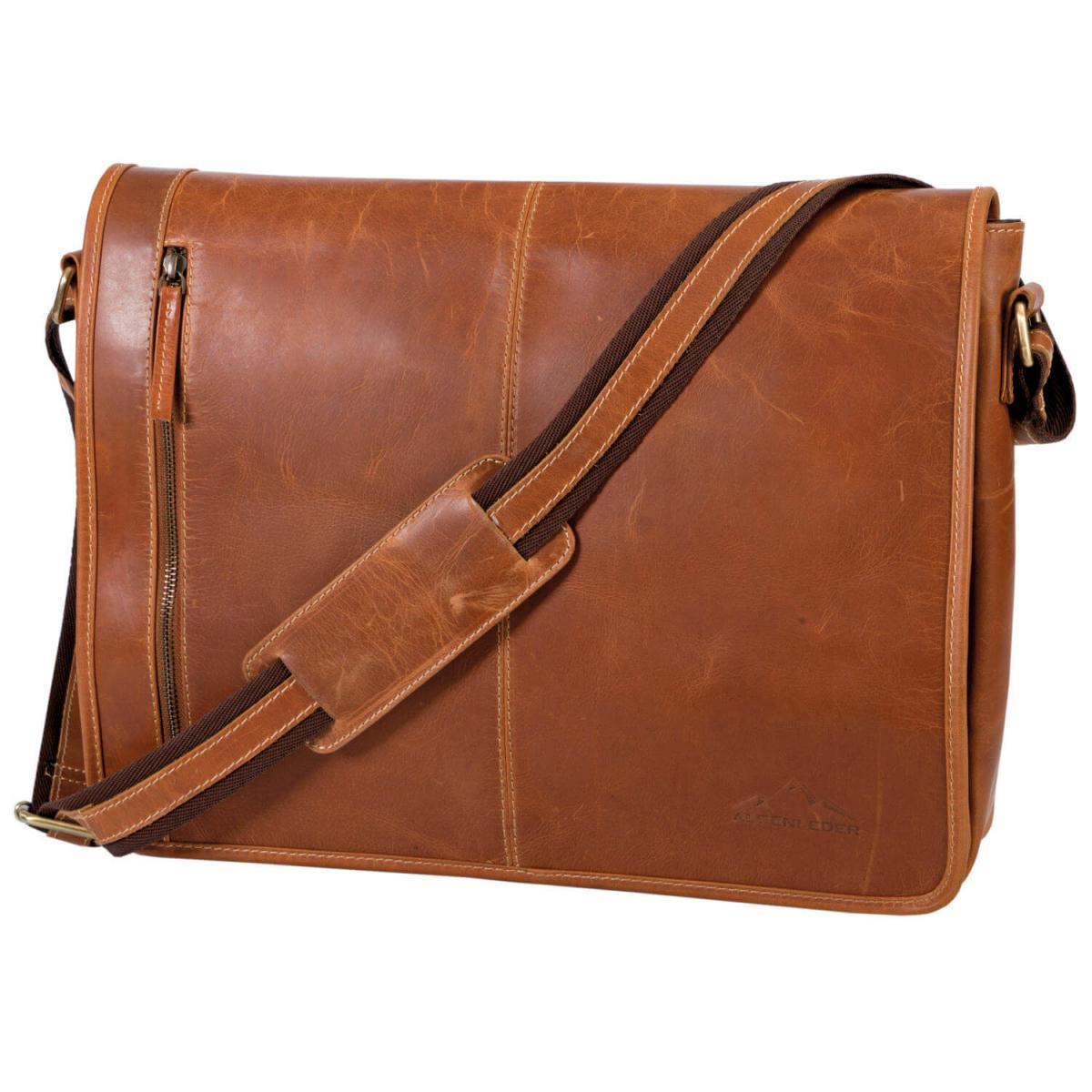 ALPENLEDER | Messenger Bag ATLANTA (cognac)