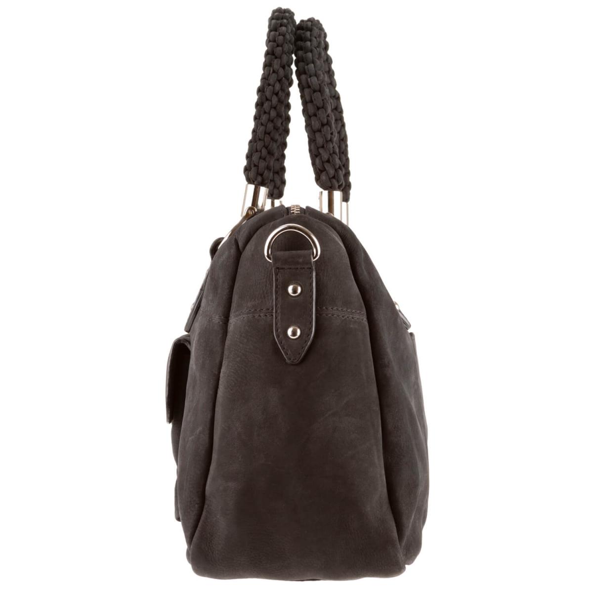 ALPENLEDER | Damen-Handtasche BARDOT (schwarz) AL1771