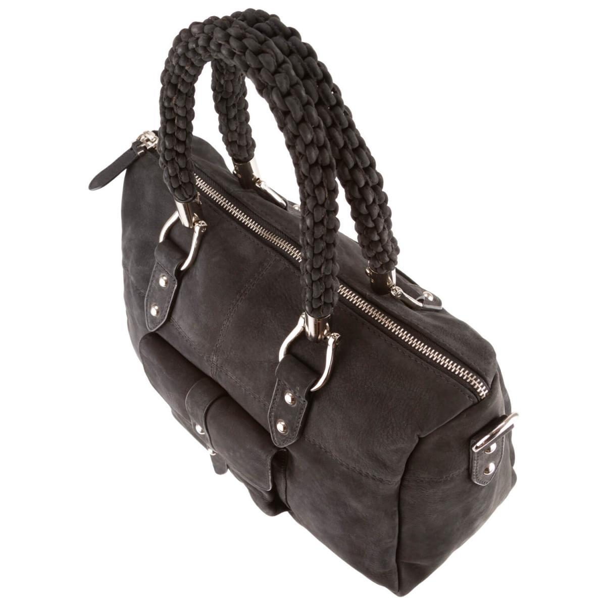 ALPENLEDER | Damen-Handtasche BARDOT (schwarz) AL1771