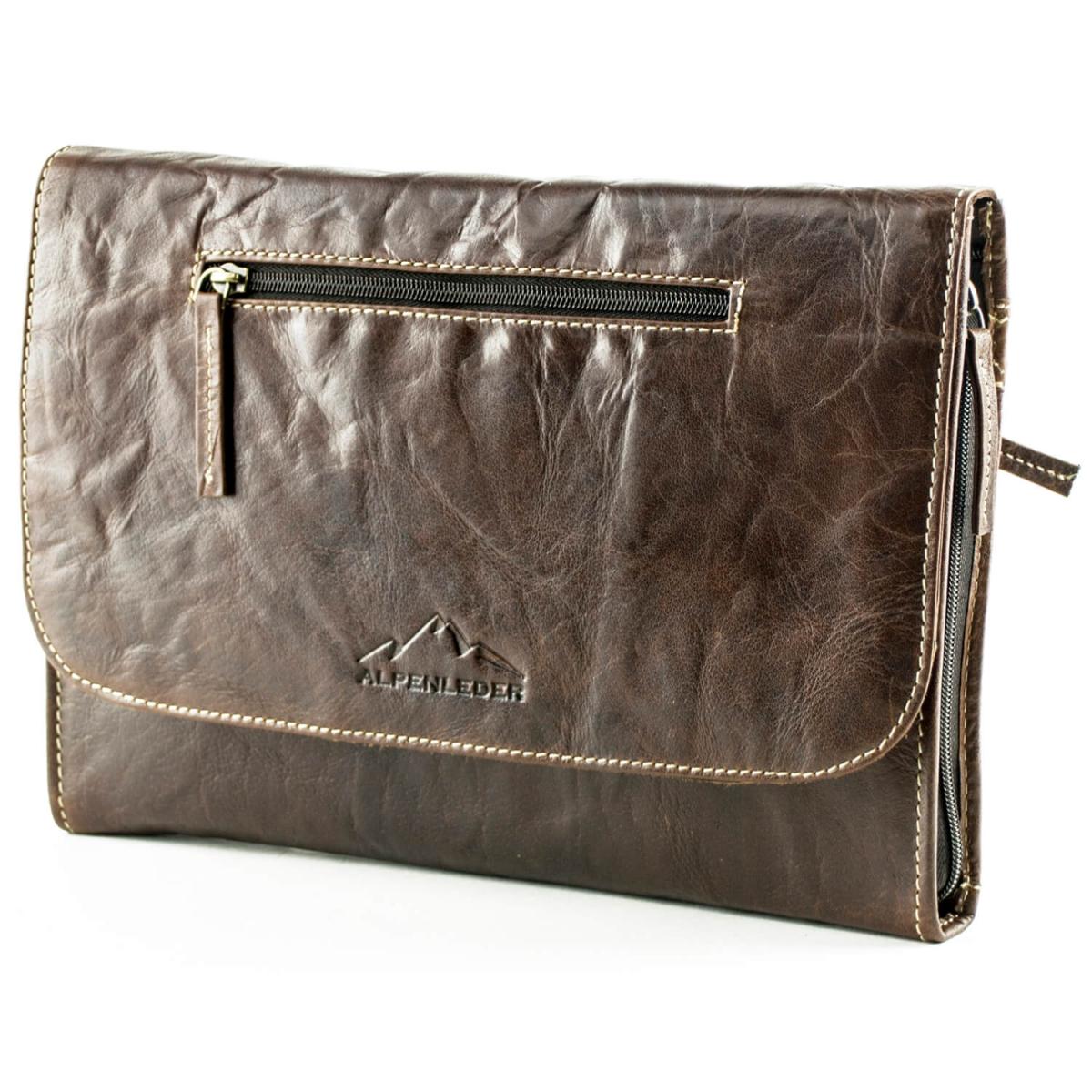 ALPENLEDER iPad Bag BASEL brandy (CG2022-b)