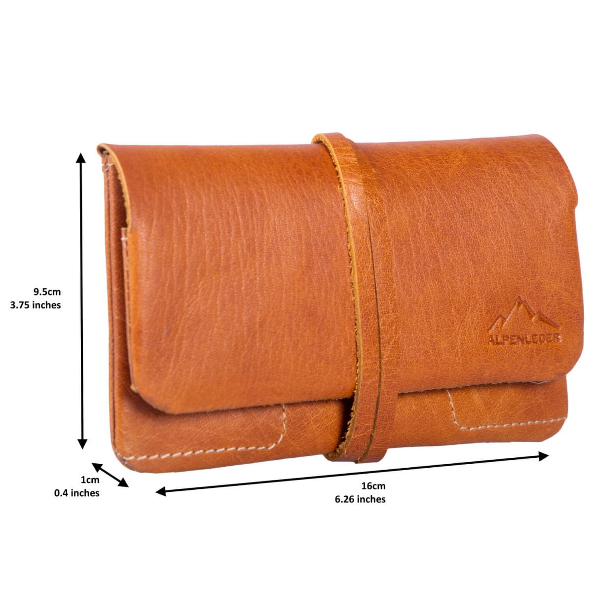 ALPENLEDER | Tabaktasche BEPPI (cognac) CG6051