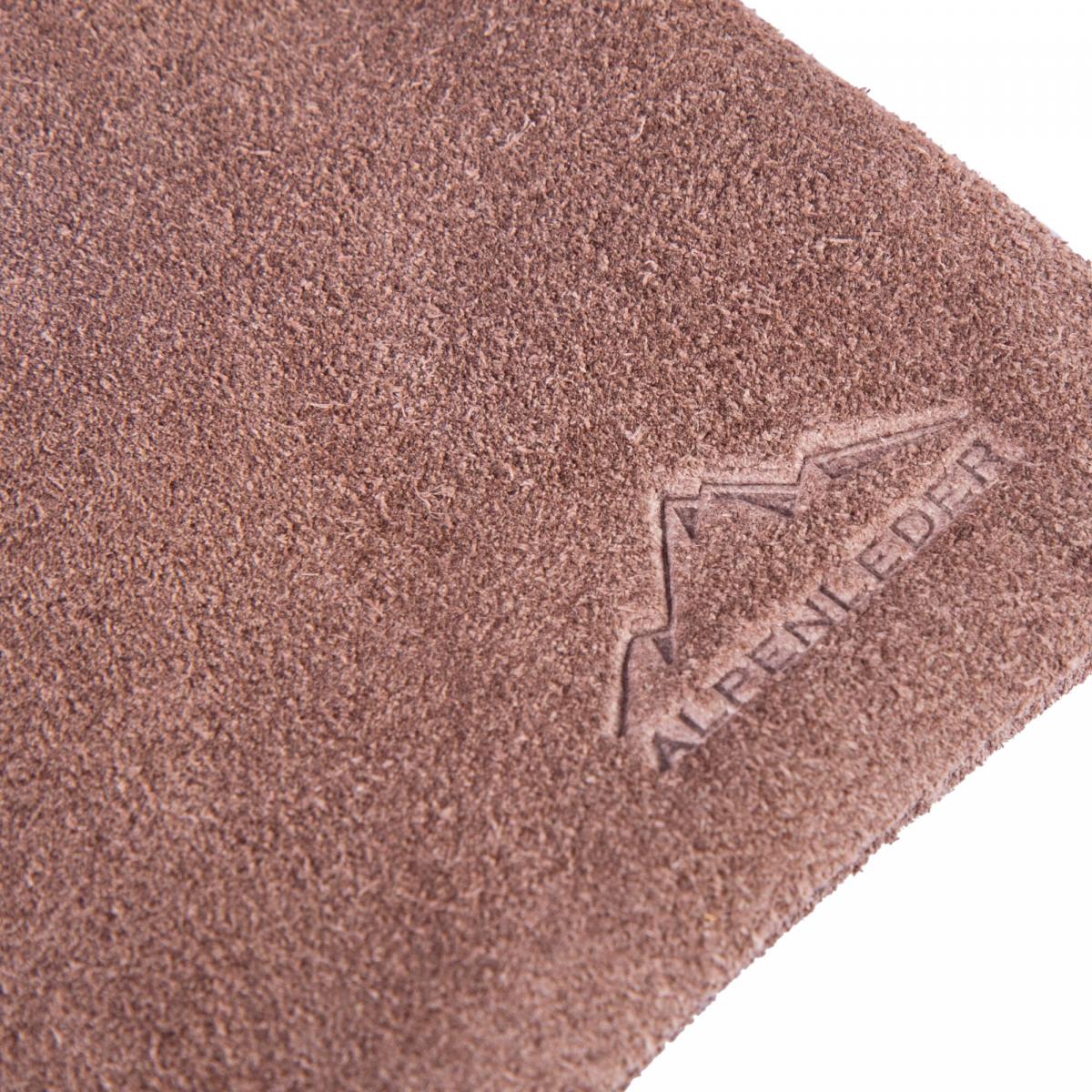 ALPENLEDER | Tabaktasche BEPPI (Biscuit suede) CG6051-bs