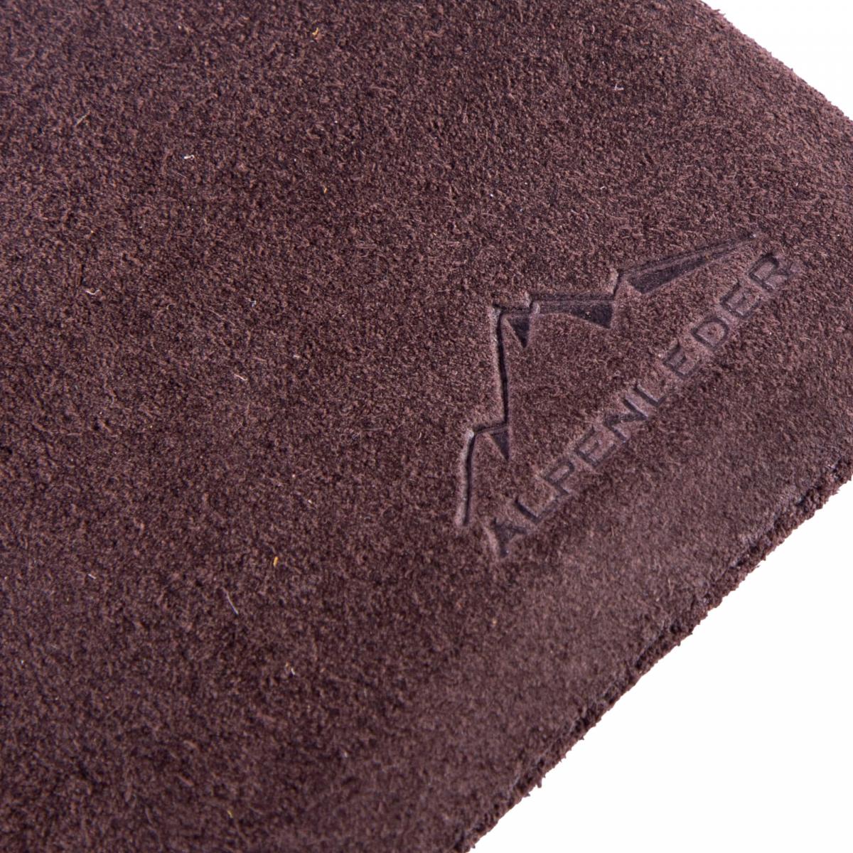 ALPENLEDER | Tabaktasche BEPPI (brown suede) CG6051