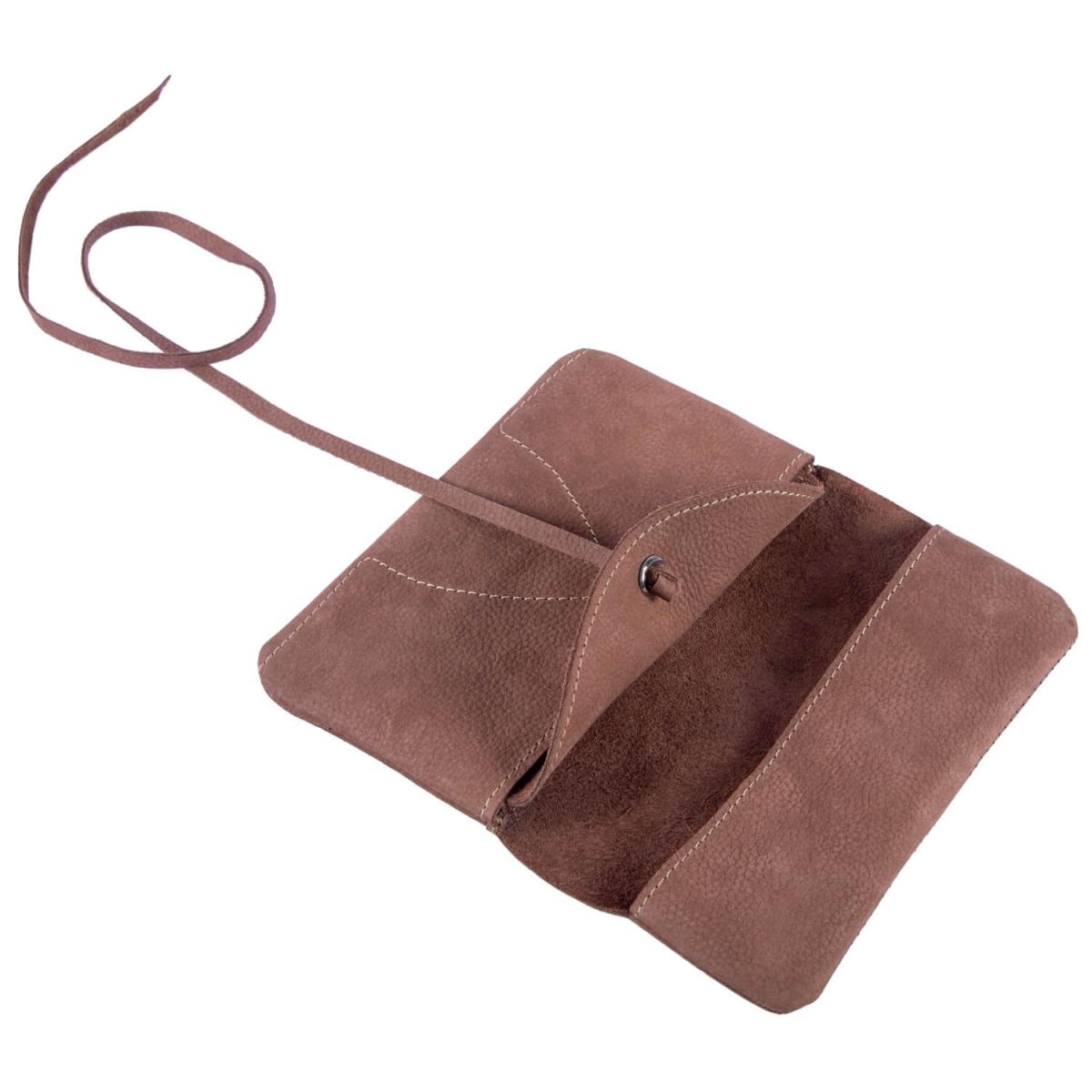 ALPENLEDER | Tabaktasche BEPPI (old wood) CG6051-ow