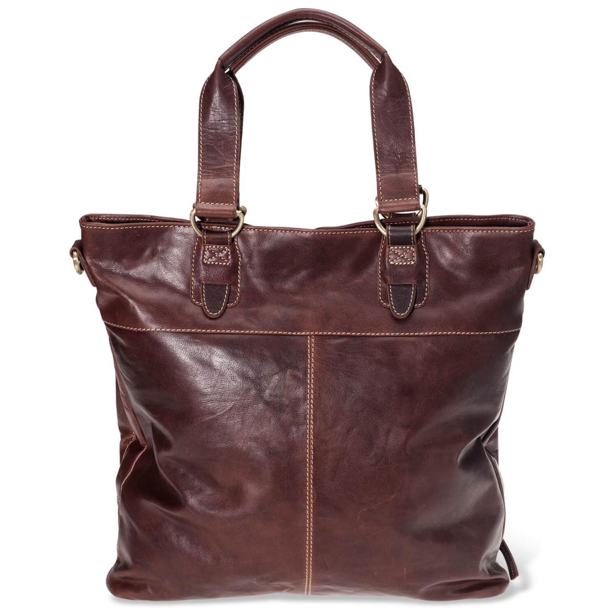 ALPENLEDER Aktentasche AOSTA brandy