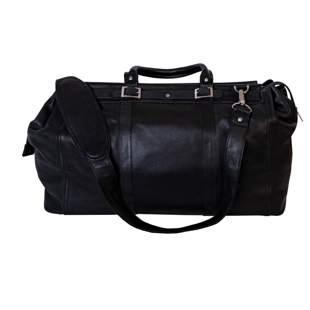 ALPENLEDER | Reisetasche BOLOGNA (schwarz) 325T-sw