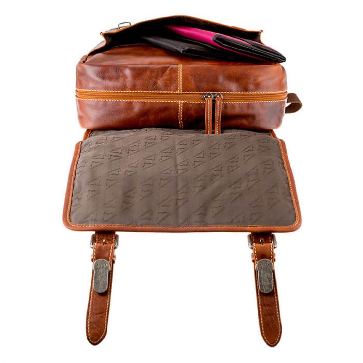 ALPENLEDER | Rucksack BOZEN (cognac) CG2102