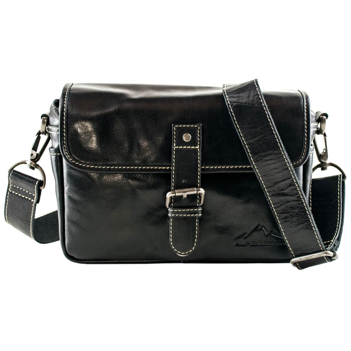 ALPENLEDER | Messenger Bag CRUISER (ebenholz) CG6069-e