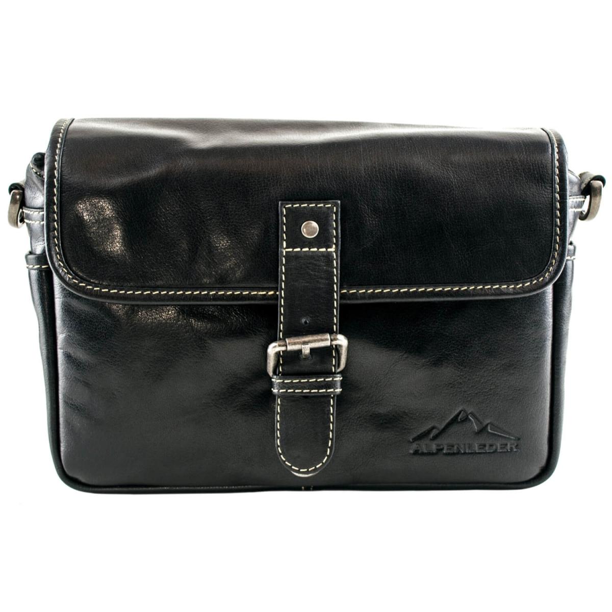ALPENLEDER | Messenger Bag CRUISER (ebenholz) CG6069-e