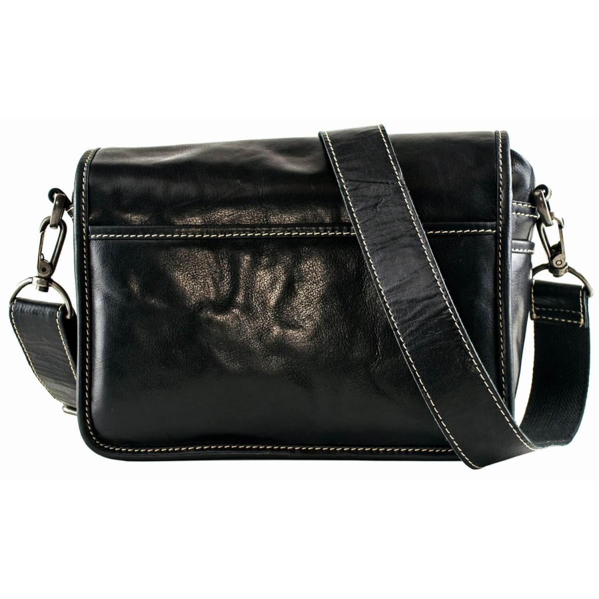 ALPENLEDER | Messenger Bag CRUISER (ebenholz) CG6069-e