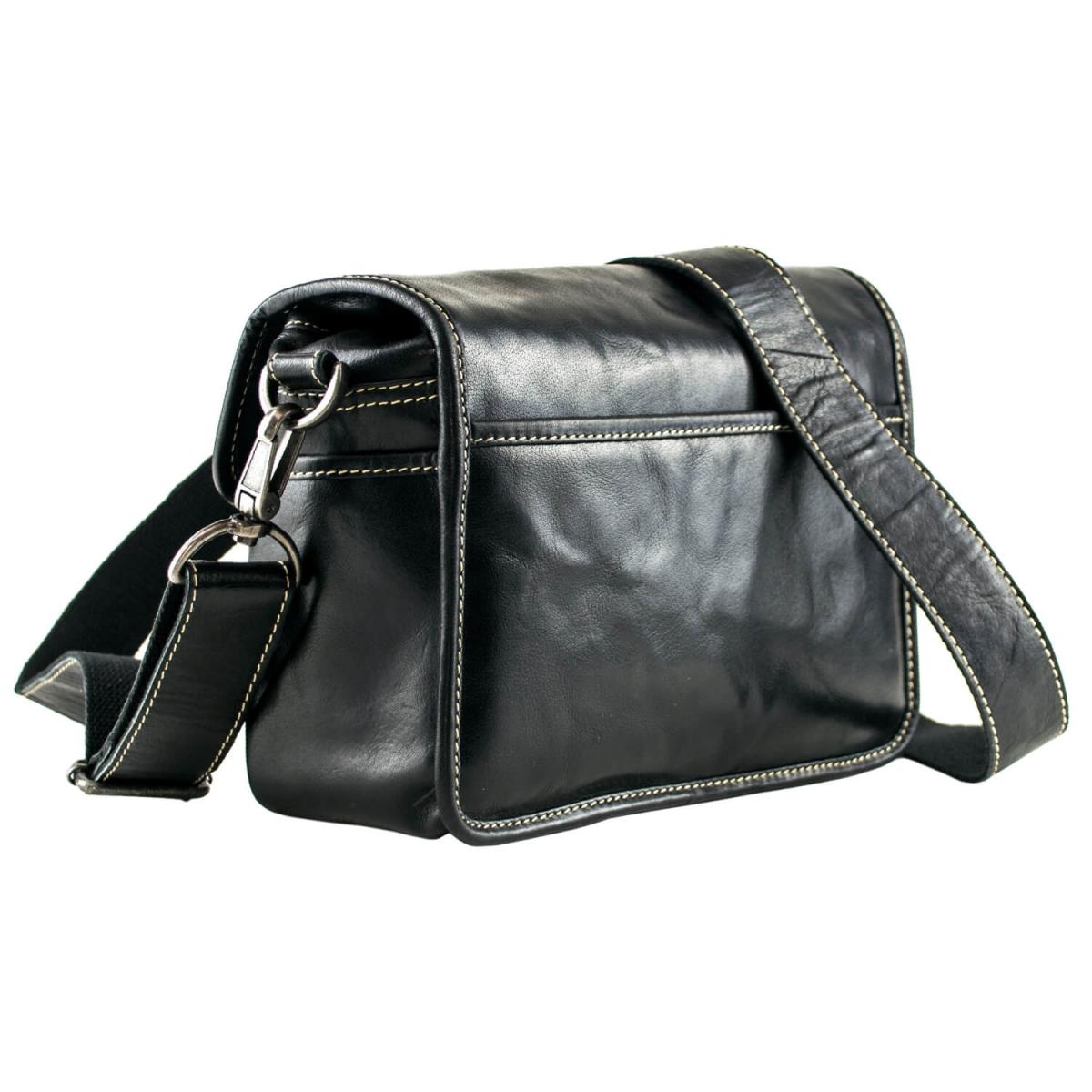 ALPENLEDER | Messenger Bag CRUISER (ebenholz) CG6069-e