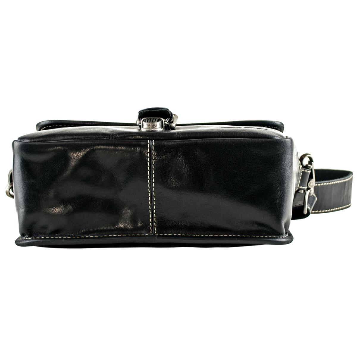 ALPENLEDER | Messenger Bag CRUISER (ebenholz) CG6069-e
