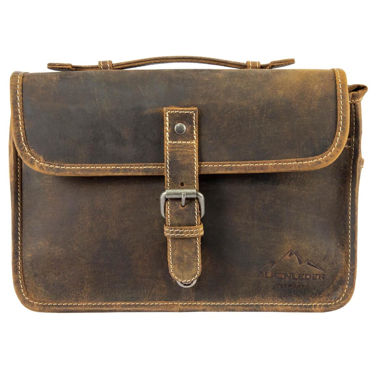 ALPENLEDER | Messenger Bag CRUISER (old havanna) CG6069-oh